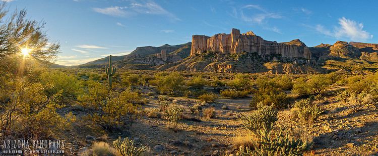 Arrastra Mountain Wilderness Arizona Panorama Photography by G Reid Helms Photo Keywords The