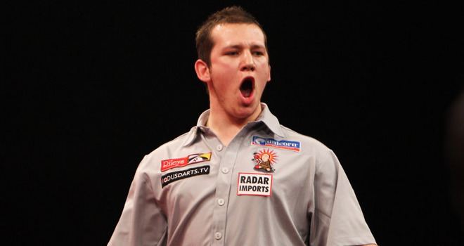 Arron Monk Arron Monk thrashes James Wade on opening night at the