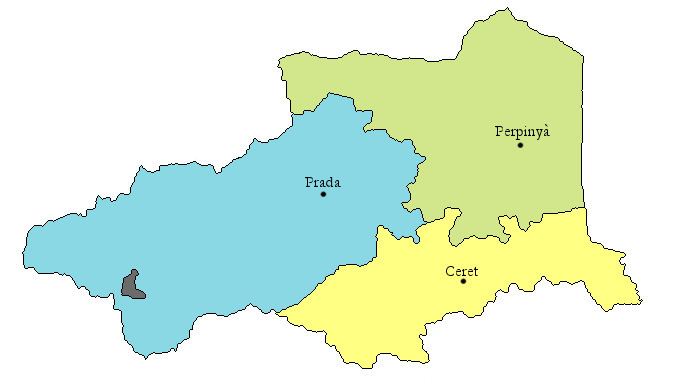 Arrondissements of the Pyrénées-Orientales department