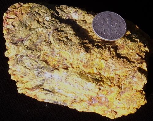 Arsenic trisulfide Orpiment Arsenic TriSulfide Miners Gallery