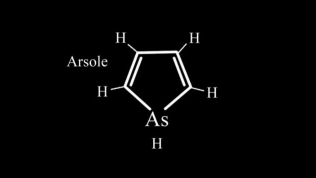 Arsole The molecule quotarsolequot is named for exactly what you imagine it is