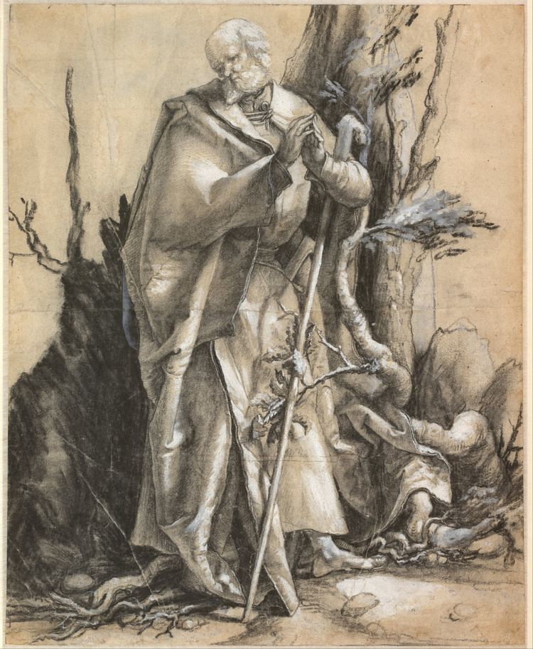 Art Albrecht FileAlbrecht Drer Bearded Saint in a Forest c 1516
