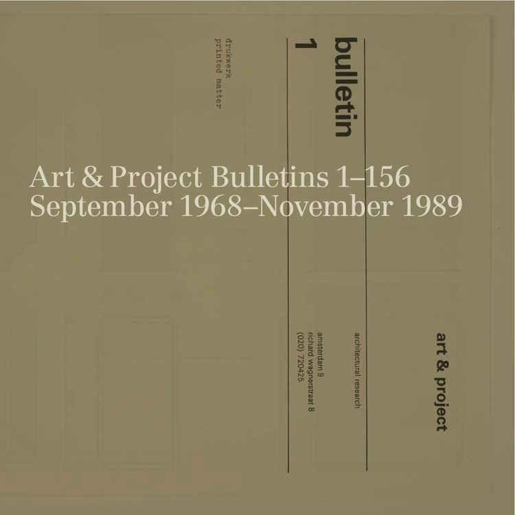 Art & Project Art amp Project Bulletin