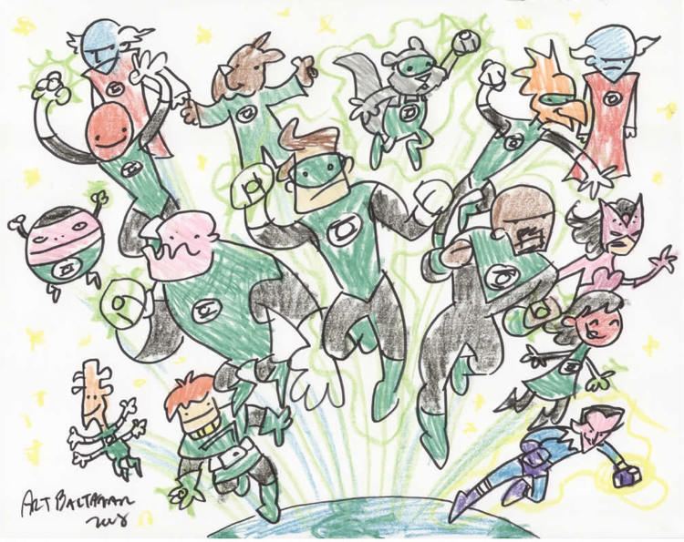 Art Baltazar Green Lantern Corps a la Art Baltazar39s Tiny Titans