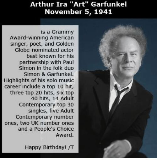 Art Garfunkel Memes Meme Arthur Ira Art Garfunkel November 5 1941 Is a Grammy