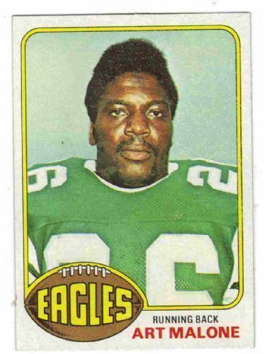 Art Malone (American football) PHILADELPHIA EAGLES Art Malone 502 Topps 1976 NFL American