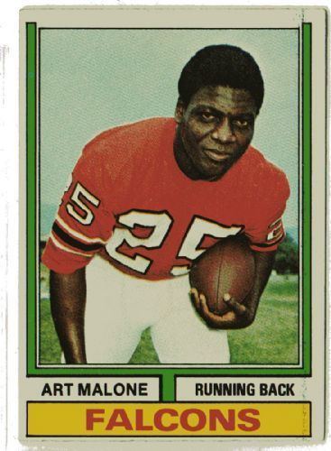 Art Malone (American football) ATLANTA FALCONS Art Malone 375 TOPPS 1974 NFL American Football