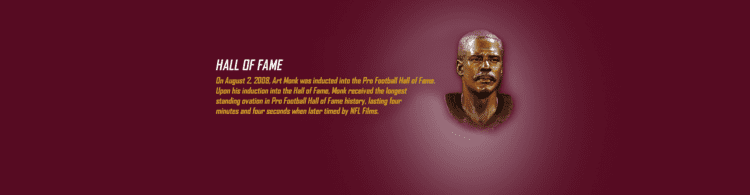 Art Monk The Official Art Monk Website Pro Football Hall of Fame