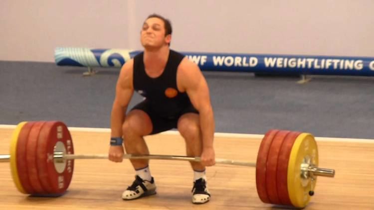 Artem Okulov Almaty 2014 Men 85 kg Artem Okulov clean and jerk 205 kg YouTube
