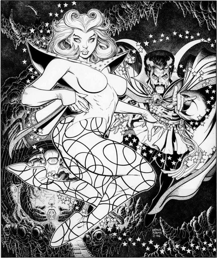 Arthur Adams (comics) Arthur Adams on Pinterest Fantastic Four Black Lagoon