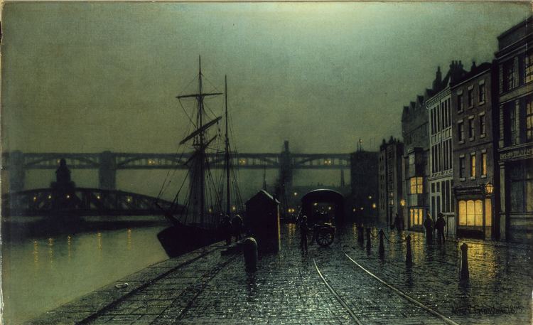 Arthur Edmund Grimshaw FileArthur Edmund Grimshaw The Quayside Newcastle upon Tynejpg