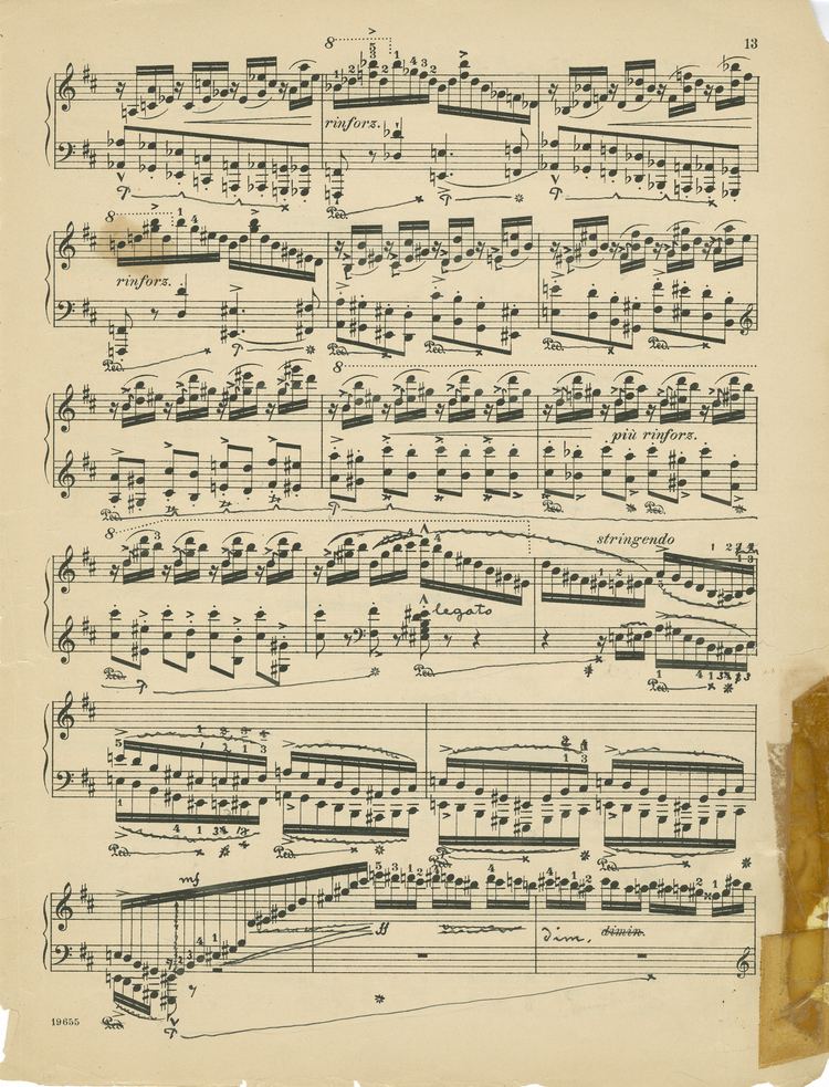 Arthur Friedheim Sonata in B minor for piano