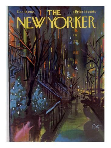 Arthur Getz The New Yorker Cover December 18 1965 Poster Print by