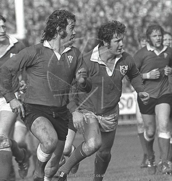 Arthur Lewis (rugby player) Irelands Stewart McKinney and Wales Arthur Lewis 1973 Five