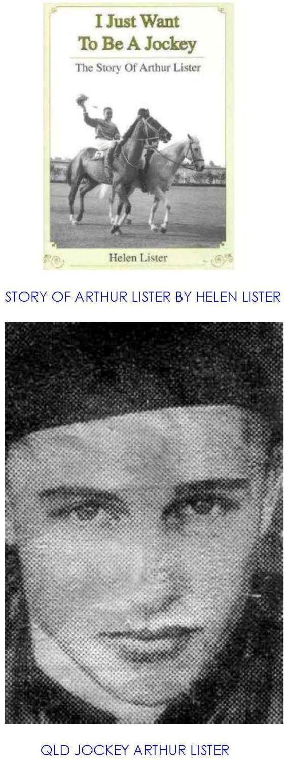 Arthur Lister Arthur Lister Queensland History of Racing