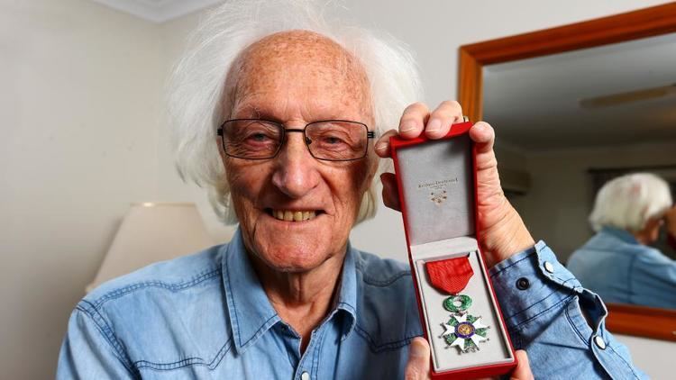 Arthur Norris French Legion of Honour medal for Gold Coast retiree Arthur Norris