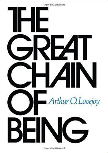 Arthur Oncken Lovejoy The Great Chain of Being A Study of the History of an Idea Arthur