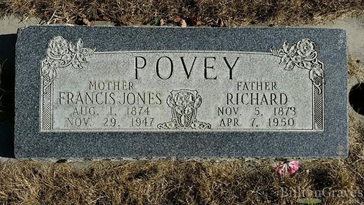 Arthur Povey Grave Site of Arthur Povey 18991992 BillionGraves