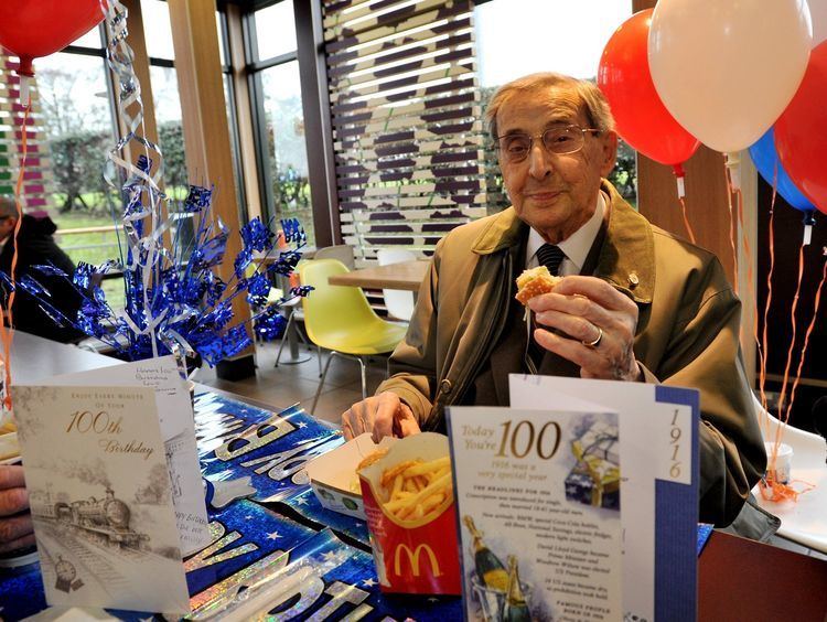 Arthur Probert Arthur Probert celebrated 100th with a party in McDonalds
