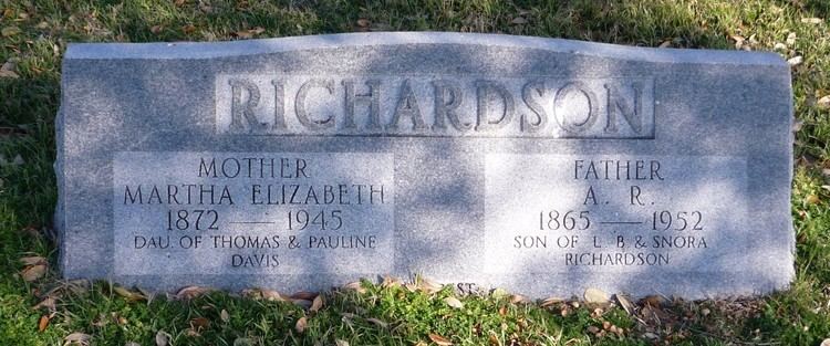 Arthur R. Richardson Arthur R Richardson 1865 1952 Find A Grave Memorial