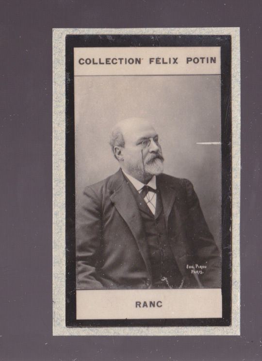 Arthur Ranc ARTHUR RANC France Politician 1908 FELIX POTIN CARD CAD 481