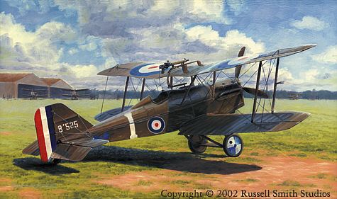 Arthur Rhys-Davids Russell Smith Aviation Art RhysDavid39s SE5