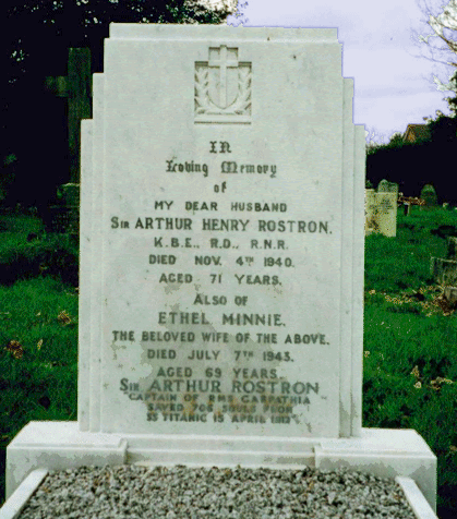 Arthur Rostron Arthur Henry Rostron 1869 1940 Find A Grave Memorial