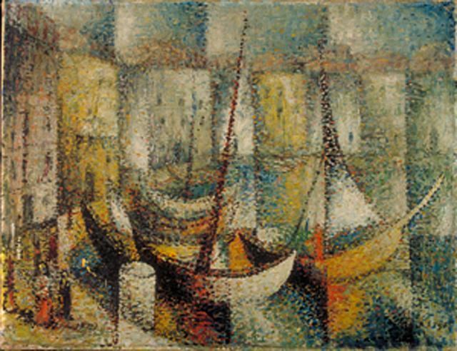 Arthur Segal Arthur Segal Halen Ciotat Harbour Scene 1929 NEN Gallery