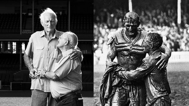 Arthur Summons Now and then NRL legends Norm Provan and Arthur Summons