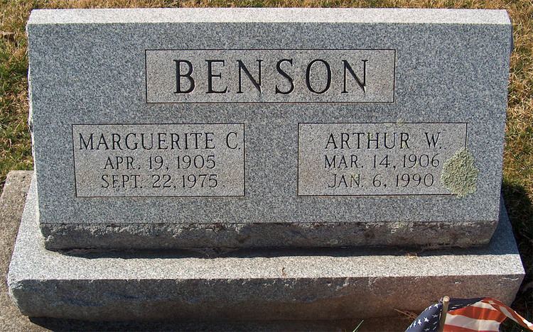 Arthur W. Benson Arthur W Benson 1906 1990 Find A Grave Memorial