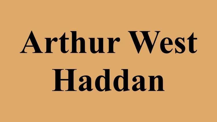Arthur West Haddan Arthur West Haddan YouTube