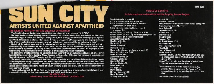 Artists United Against Apartheid Bruce Springsteen Collection Artists United Against Apartheid