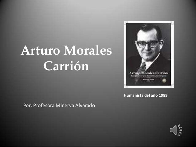 Arturo Morales Carrión Arturo Morales Carrin