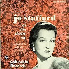 As You Desire Me (Jo Stafford album) httpsuploadwikimediaorgwikipediaenthumb9