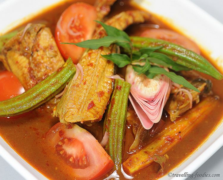 Asam pedas Asam Pedas Ikan Pari Johor Sour and Spicy Stingray travellingfoodies