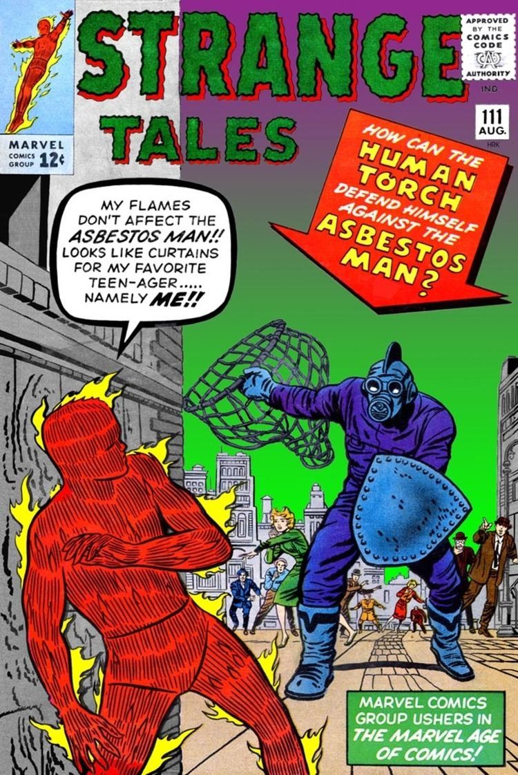 Asbestos Man Strange Tales 111 Fighting To The Death With The Asbestos Man