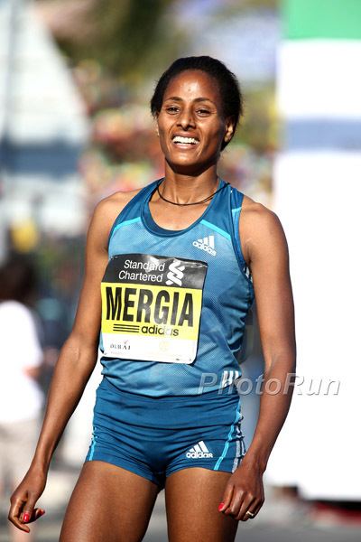 Aselefech Mergia Photos Berhanu Mergia Win Dubai Marathon Crowns
