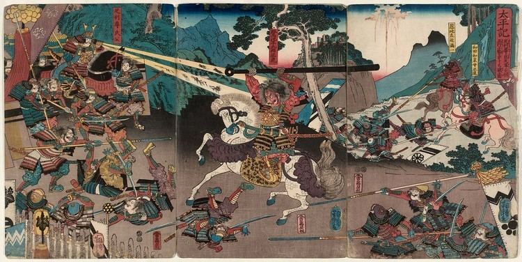 Ashikaga Takauji In the Taiheiki the Great Army of Ashikaga Takauji Is