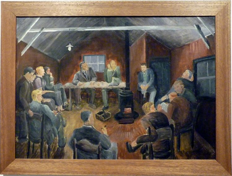 Ashington Group ashington group HARRY WILSON committee meeting 1937 Flickr