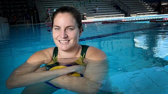 Ashleigh Southern Fastest shot in water polo Ashleigh Southern wins the arms