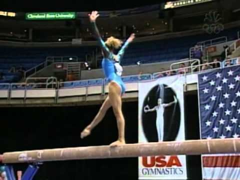 Ashley Postell Ashley Postell Balance Beam 2002 US Gymnastics Championships