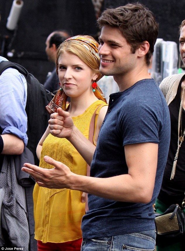 Ashley Spencer (actress) Anna Kendrick gets close to the hunky costar Jeremy