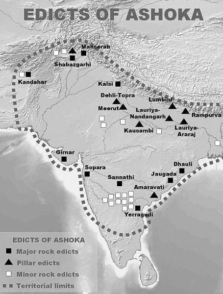 Ashoka's Major Rock Edicts Ashoka39s Edicts and Inscriptions History Study Material amp Notes