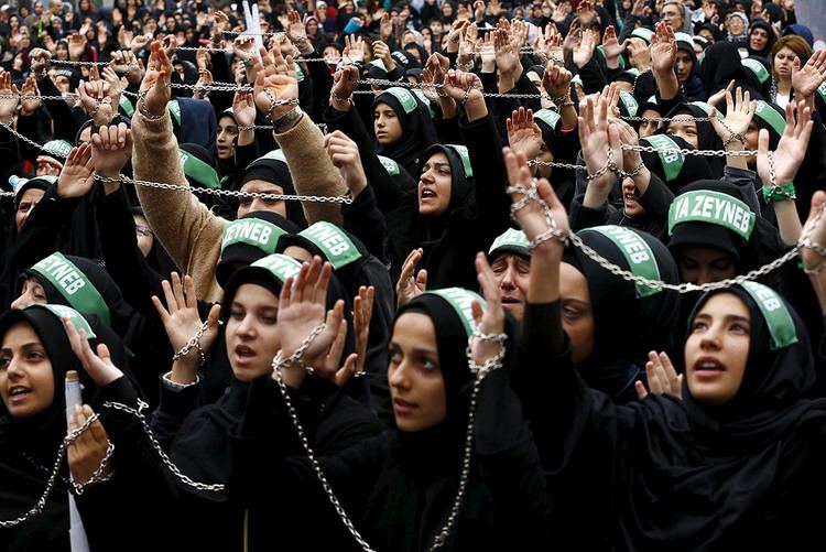 Ashura Ashura 2015 Shia Muslims flagellate themselves with swords chains