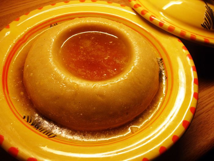 Asida libyan food Arabic Boiled Flour Pudding Asida