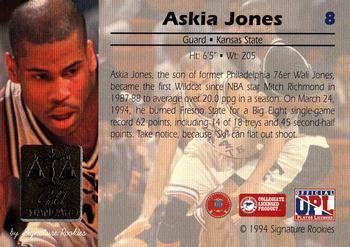 Askia Jones 1994 Signature Rookies Gold Standard MultiSport Gallery The