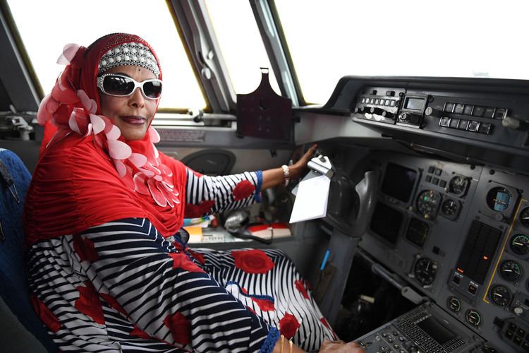 Asli Hassan Abade Somalias first female pilot returns home and pledges support to the