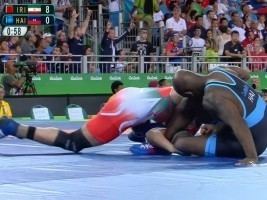 Asnage Castelly Haiti Rio 2016 Defeat for the wrestler Asnage Castelly UPDATE2