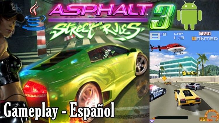 Asphalt 3: Street Rules Asphalt 3 3D Street Rules Espaol Android amp Java YouTube