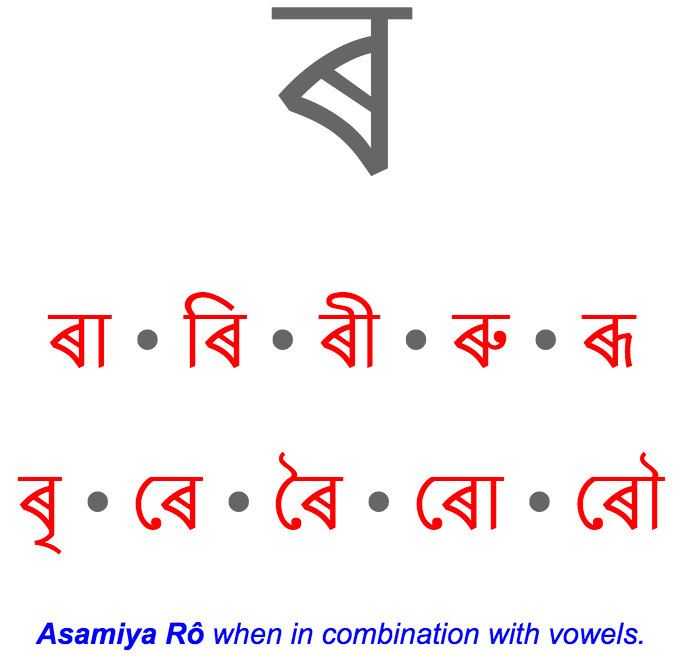 Assamese rô